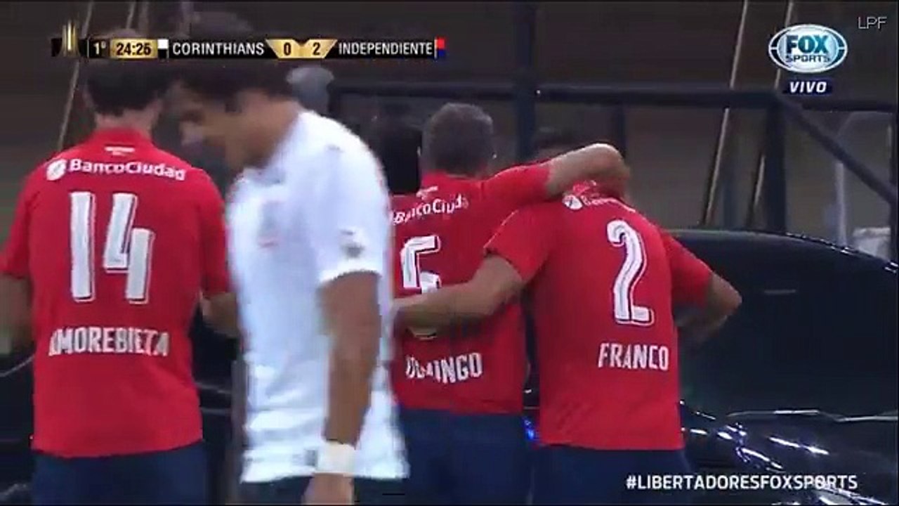 Ángel Romero Goal  ~ Corinthians vs Independiente 1-2
