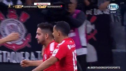 Martín Benítez Goal ~ Corinthians vs Independiente 0-1