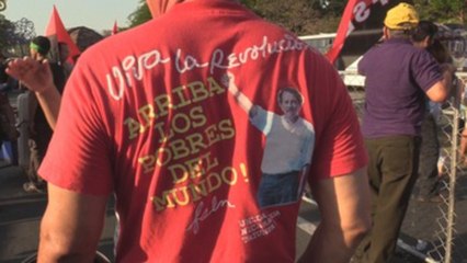 Sandinistas se manifiestan contra la violencia y por el diálogo