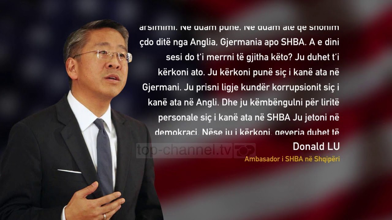 Donald Lu: Nëse qeveria nuk ju përgjigjet, rrëzojeni - Top Channel Albania - News - Lajme