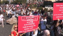 Report TV - Tiranë,marshim sensibilizues për fëmijët me sindromën Down