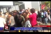 Cerca de 100 estudiantes intentaron tomar la universidad de La Cantuta