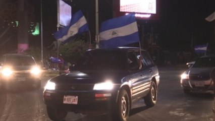 Nicaragüenses protestan para exigir la dimisión del Presidente Ortega