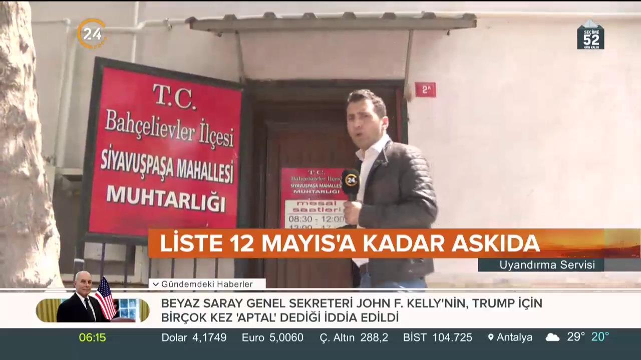 Seçmen listeleri askıda
