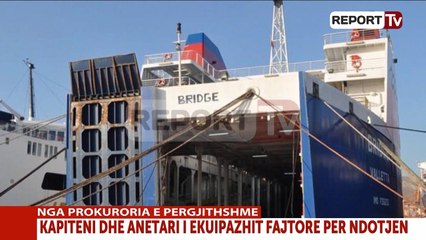 Report TV - Ndotja e detit në Durrës në 2015 fajtor kapiteni i anijes "Bridge"