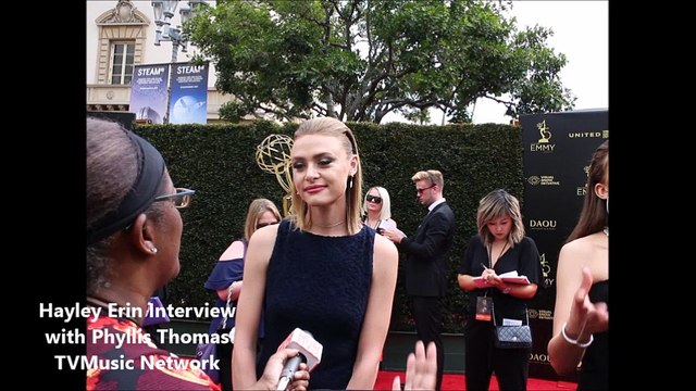 Daytime Emmy Awards 2018: Hayley Erin of General Hospital Red Carpet Interview