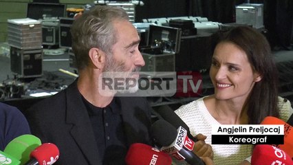 Report TV - Angjelin Preljocaj në Tiranë, flet për shfaqjen e 4 tetorit