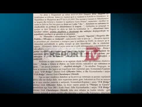 Report TV - Ndotja e detit në Durrës në 2015 fajtor kapiteni i anijes Bridge
