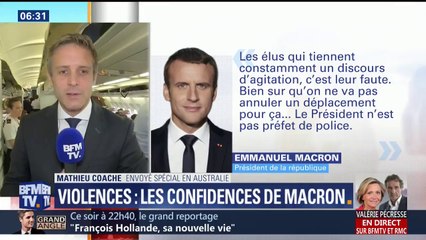 Qu’a confié Emmanuel Macron à la presse australienne