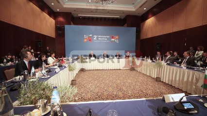 Report TV - Bushati nga Selaniku:Bashkëpunim për integrimin e Shqipërisë