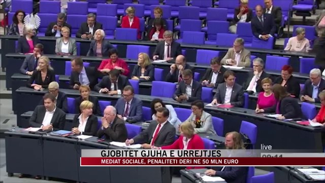 Gjermani, gjobë për gjuhen e urrejtjes në rrjetet sociale - News, Lajme - Vizion Plus