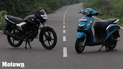 Yamaha Saluto and Fascino | Road Test Review | Motown India