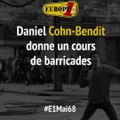 Daniel Cohn-Bendit donne un cours de barricades