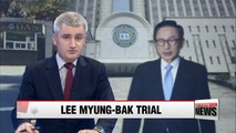 Preparatory trial proceedings for ex-president Lee Myung-bak starts on Thursday