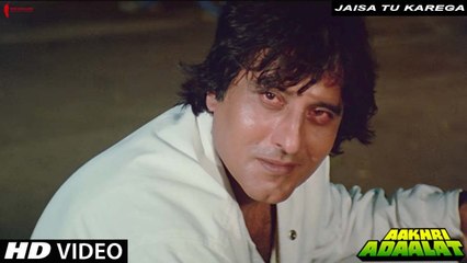 Jaisa Tu Karega | Aakhri Adaalat | Full Song HD | Vinod Khanna, Jackie Shroff