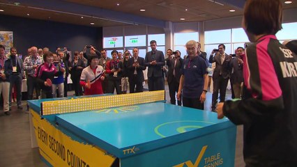 남북 여자탁구, 스웨덴서 '단일팀' 시범경기 / YTN