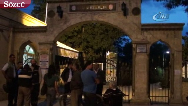 Mezarlıktaki gizemli kız için güvenlik kamerası