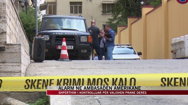 Valixhe e dyshimte pranë Ambasadës Amerikane - News, Lajme - Vizion Plus