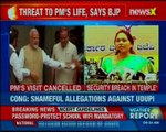 Karnataka polls 2018 BJP MP Shobha Karandlaje alleges threat to PM Modi's life in temple