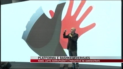 Rama prezanton platformën e bashkëqeverisjes - News, Lajme - Vizion Plus