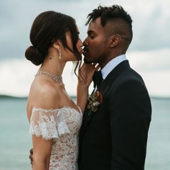 Victoria's Secret Mankeni Shanina Shaik'in Transparan Gelinliği Düğününe Damga Vurdu