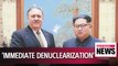 Pompeo says North Korea must commit to immediate dismantling of its nuclear program