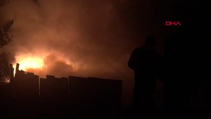 Sakarya-Kauçuk Deposu Alev Alev Yandı-Hd