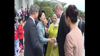 Koreli çocuklardan Cumhurbaşkanı Erdoğan'a sevgi seli