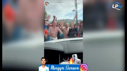 Les Olympiens ont filmé la haie d’honneur de l’intérieur !