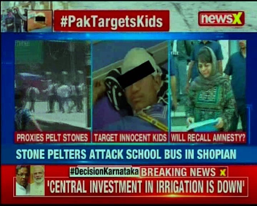 Pakistan proxies attacked innocent school kids in Shopian in Jammu and Kashmir; 3 injured