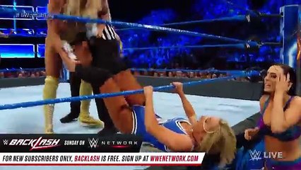Charlotte Flair, Asuka & Becky Lynch vs. Carmella & The IIconics  SmackDown LIVE, May 1, 2018