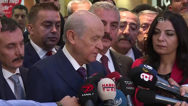 Bahçeli: '1350'ye yakın arkadaşımız milletvekilliği aday adaylığı için başvuruda bulundular' - ANKARA