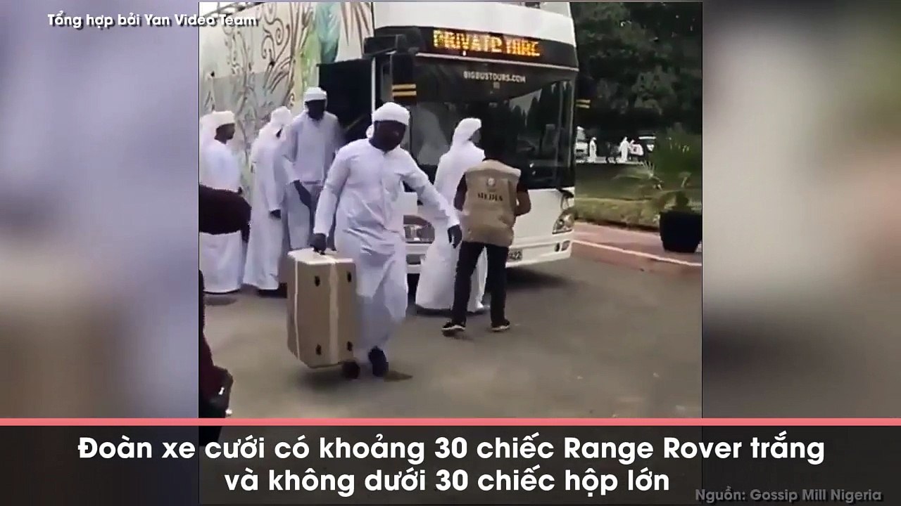 Đám cưới tỉ phú 68 tuổi và cô dâu 25 gây "sốt" MXH với màn rước dâu không thế choáng ngợp hơn