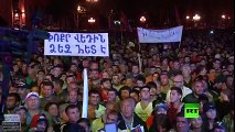 احتجاجات في يريفان بعد رفض البرلمان الأرميني دعم ترشيح زعيم المعارضة نيكول باشنيان لتولي رئاسة الوزراء
