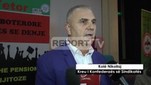 Report TV - Dita Botërore e punës së denjë Sindikatat paralajmërim qeverisë