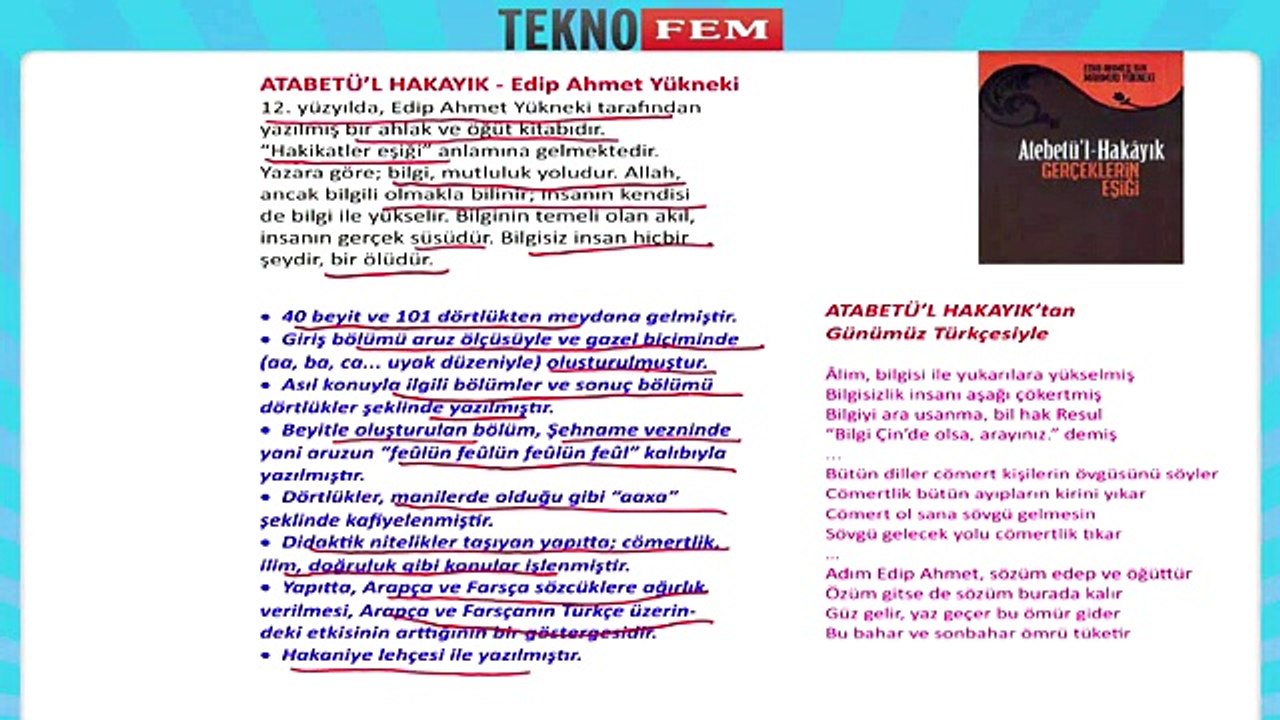 ygs lys edebiyat Islam Oncesi Turk Edebiyati - Yazili Edebiyat - 2