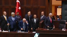 Başbakan Yıldırım:  “AK Parti olarak kapalı grup toplantısında ittifakla aldığımız kararla, Türkiye sevdalısı, mazlumların hamisi Recep Tayyip Erdoğan’ı, AK Parti grubunun ittifakı ile Türkiye’nin lideri, cumhurbaşkanı adayı