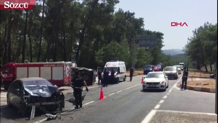 Antalya'da feci kaza