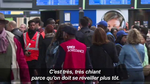 Septième épisode de grève SNCF: paroles d'usagers gare St Lazare