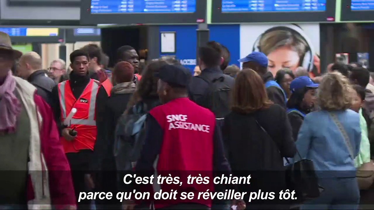 Septième épisode de grève SNCF: paroles d'usagers gare St Lazare
