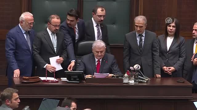 AK Parti TBMM Grubu, Recep Tayyip Erdoğan'ı Cumhurbaşkanı Adayı Olarak Gösterilmesine İlişkin Grup...