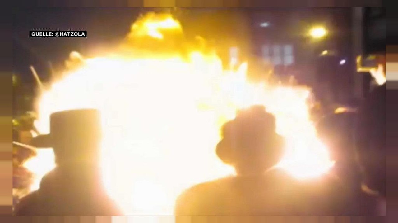 London: Feuer explodiert auf jüdischem Fest