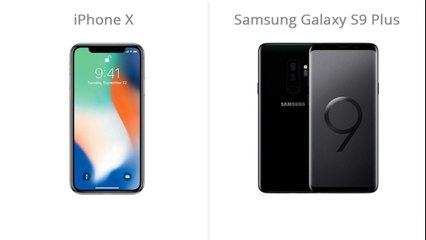 Difference between iPhone X and Samsung S9+