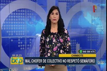 Cámaras de seguridad captan atropello a mujer en Chimbote