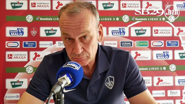 Point presse de Jean-Marc Furlan avant Stade Brestois 29 - Quevillt-Rouen Métropole