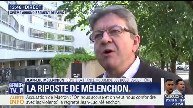 Violences du 1er-mai: La violence verbale, elle est du côté de l'arrogance des maîtres , réagit Mélenchon