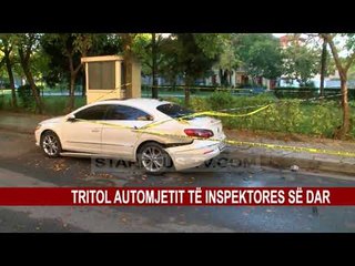 SHPËRTHIMI NË MAKINËN E INSPEKTORES SË DAR, POLICIA: DYSHOHET SE ËSHTË VENDOSUR EKSPLOZIV