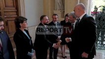 Report TV - Rama nis vizitën në Itali, pritet nga kryeministri Gentiloni