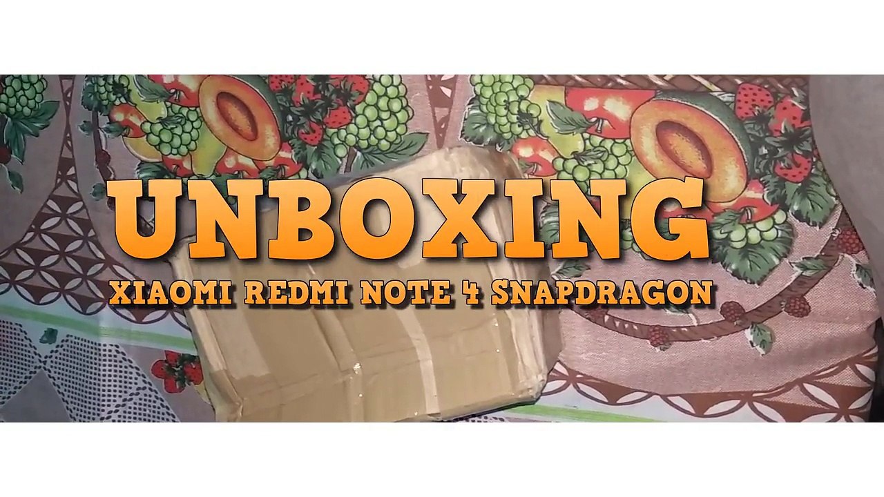 UNBOXING - XIAOMI REDMI NOTE 4 SNAPDRAGON
