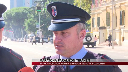 Maratona paralizon Tiranën - News, Lajme - Vizion Plus